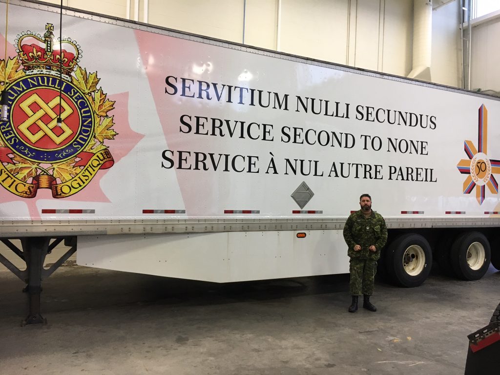 Canadian Forces Logistics 50th Anniversary Colours